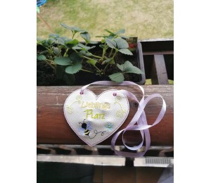 Stickserie ITH - Balkon Schilder inkl. Wimpel "Balkon"